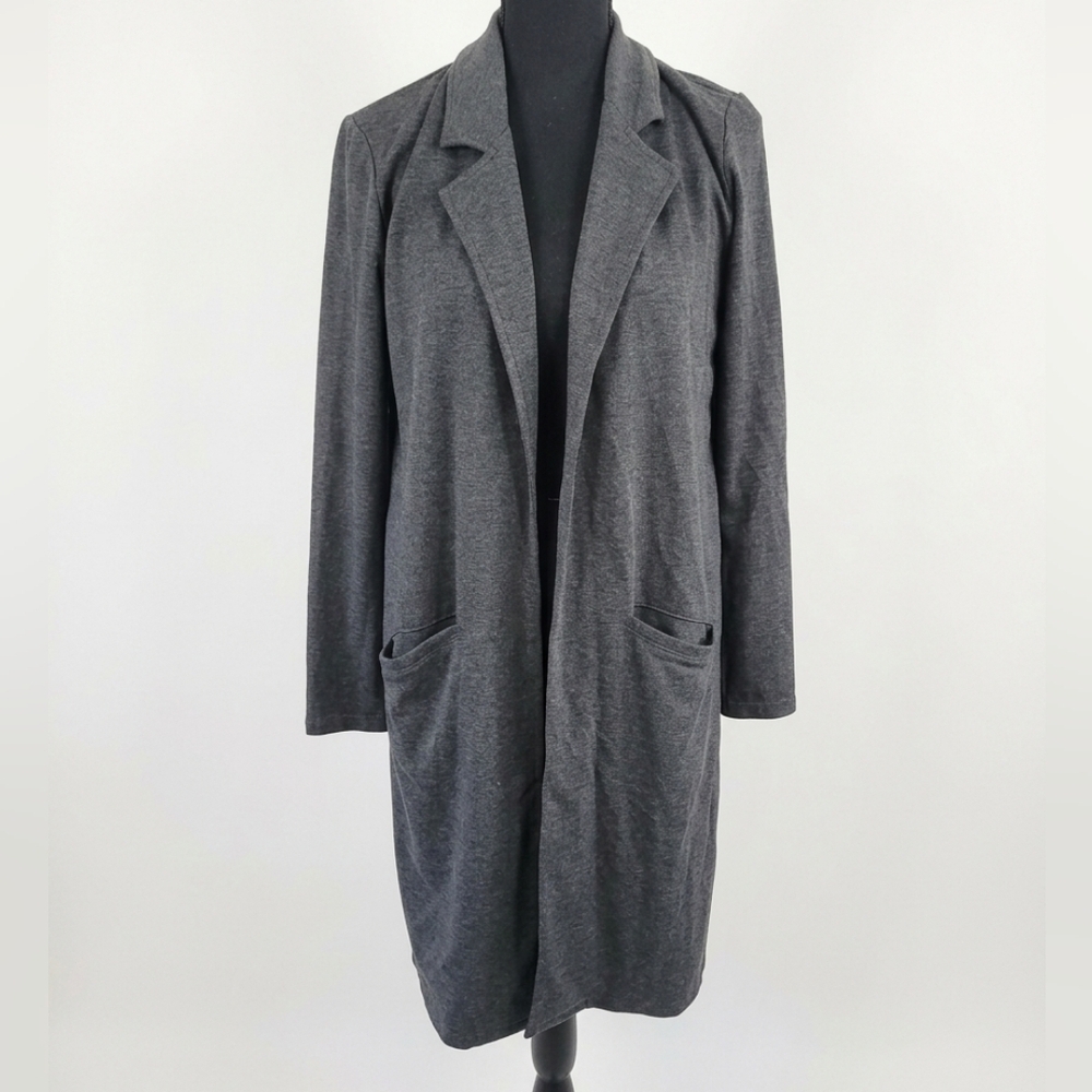 Women's Gray Longline sweater